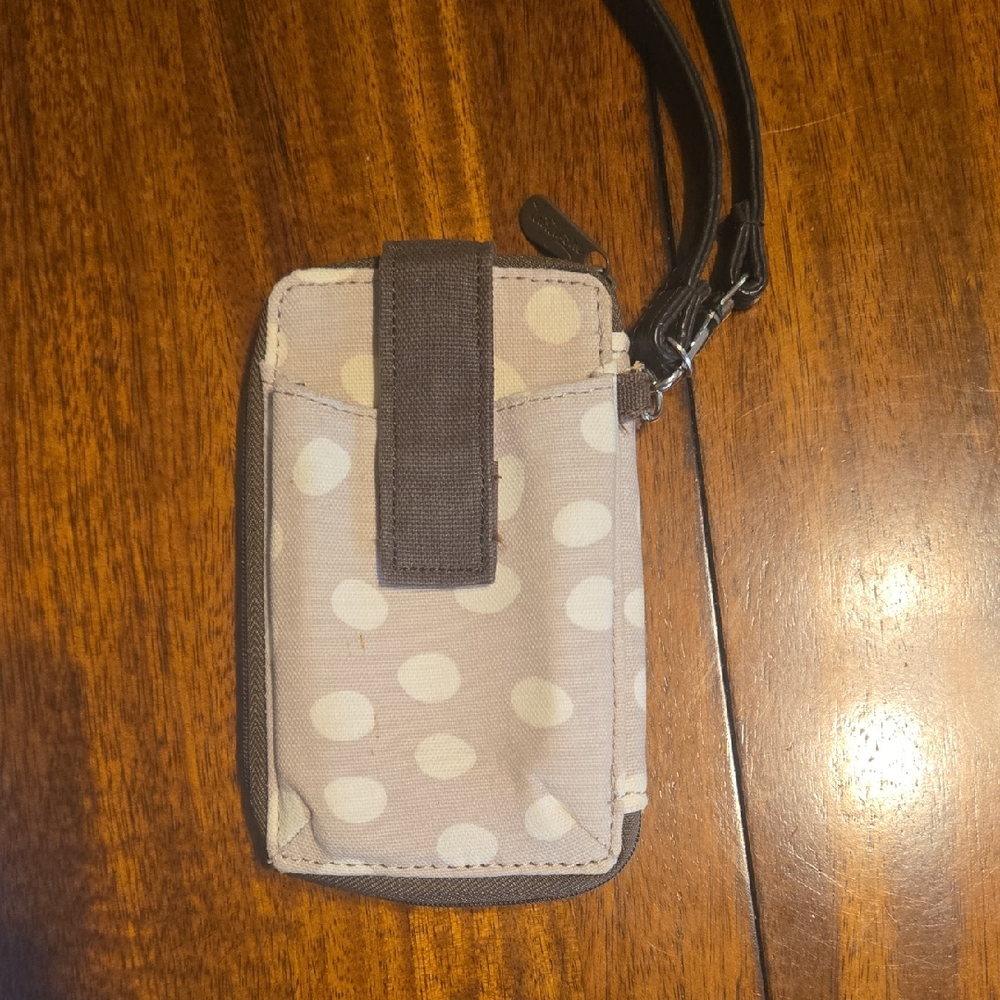 Polka Dot Cell Phone Wristlet